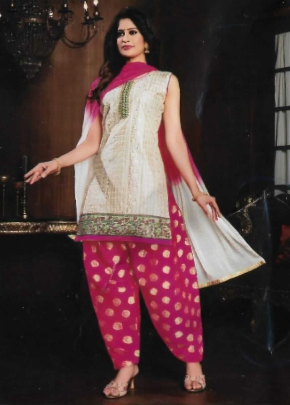 Straight Fit Suit With Patiyala Salwar